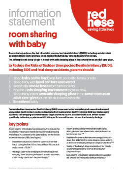 Room Sharing With Baby