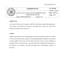 BT6402/ APPLIED THERMODYNAMICS