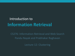 Introduction to Information Retrieval