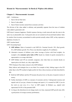 GDP &ndash; 3 definitions