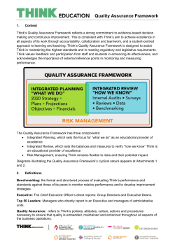 Quality Assurance Framework
