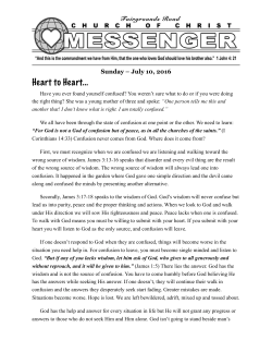 2016 07 10 Let Him Ask of God