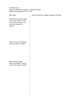 Calculus Syllabus