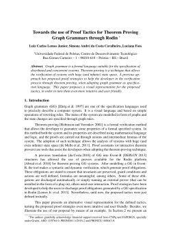 Towards the use of Proof Tactics for Theorem Proving