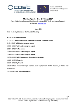 meeting agenda