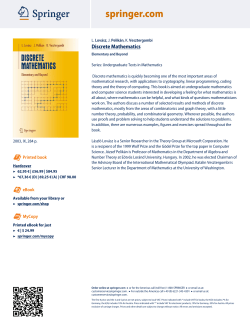 Discrete Mathematics