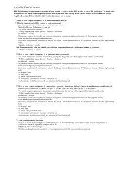 Appendix: Proof of income