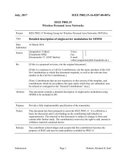 Detailed description of singlecarrier modulation for