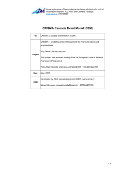 Users guide Cascade Event Model