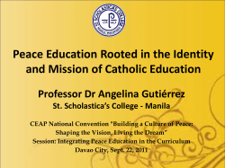 St. Francis of Assisi - Catholic Educational Association of the