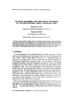 MULTIPLE EQUILIBm AND STRUCTURAL TRANSITION OF NON