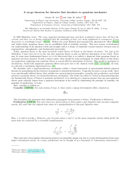 A no-go theorem for theories that decohere to quantum