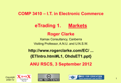 Copyright 2000-12 16 Price-Setting Mechanisms Price Pre