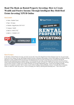 Read The Book on Rental Property Investing: How to