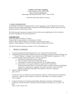 1 1. BASIC INFORMATION 2. PROJECT SUMMARY