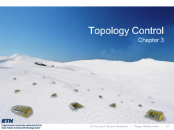 Topology Control - Distributed Computing Group