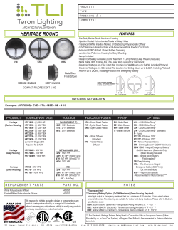 heritage round - Teron Lighting