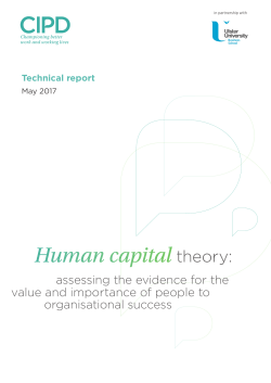 Human capital theory
