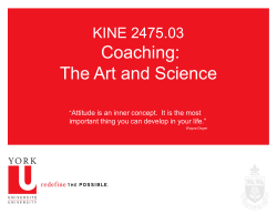 National Coaching Certification Program