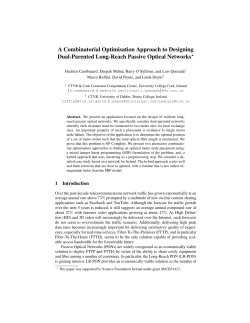 A Combinatorial Optimisation Approach to