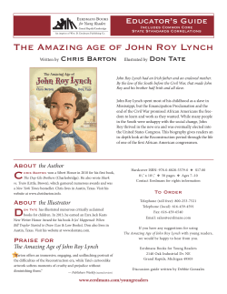 The Amazing age of John Roy Lynch