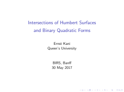 Intersections of Humbert Surfaces and Binary Quadratic Forms