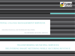 total utilities management services transforming municipal