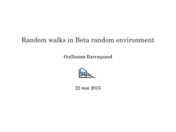 Random walks in Beta random environment
