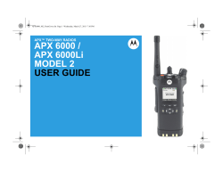 apx two-way radios - Motorola Solutions
