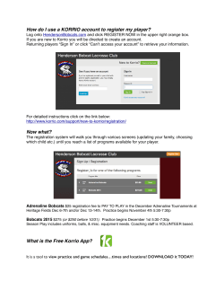 How do I use a KORRIO account to register my player? Now what