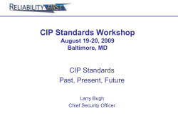 CIP Standards &ndash; Past
