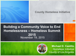 Mike Castillo`s presentation - San Gabriel Valley Consortium on
