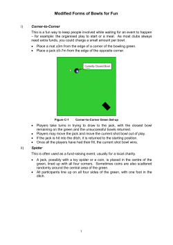 Modified Forms of Bowls for Fun