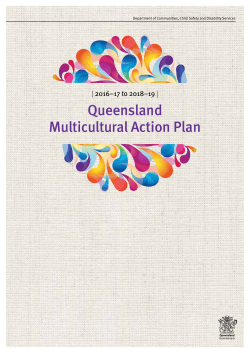 Queensland Multicultural Action Plan