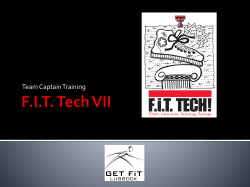 FIT Tech VII - Healthy Lubbock