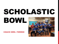 Scholastic Bowl