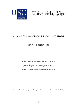 Green`s Functions Computation