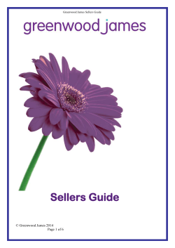 Greenwood James Sellers Guide Sellers Guide Sellers Top Tips We