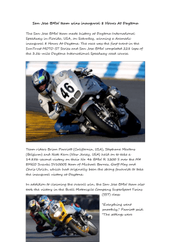 San Jose BMW Team Wins Inaugural 8 Hours At Daytona