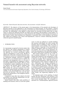 Natural hazards risk assessment using Bayesian networks