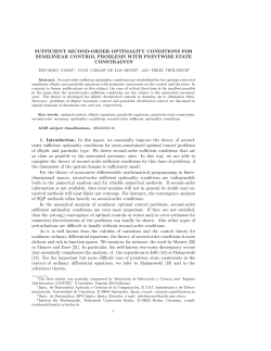 SUFFICIENT SECOND-ORDER OPTIMALITY CONDITIONS FOR