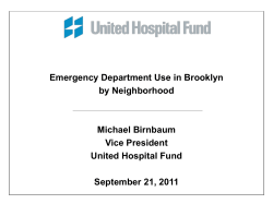 Percent of Population With at Least One ED Visit