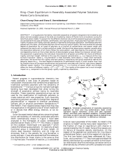 Ring&minus;Chain Equilibrium in Reversibly Associated Polymer Solutions