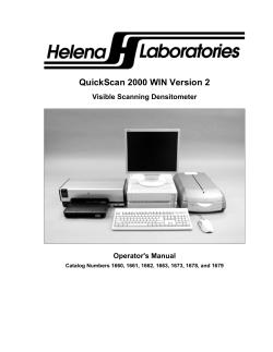 Quickscan 2000 WIN Version 2