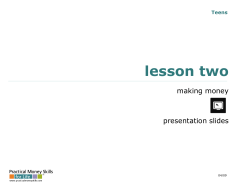 Teacher`s Power Point Presentation &ndash; Lesson Two