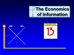 MB MC The Economics of Information