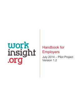 Employer Handbook