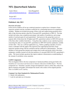 The Taste of Yellow - American Statistical Association