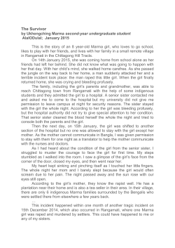 by Ukhengching Marma second-year