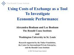 Number of days to register - The Ronald Coase Institute